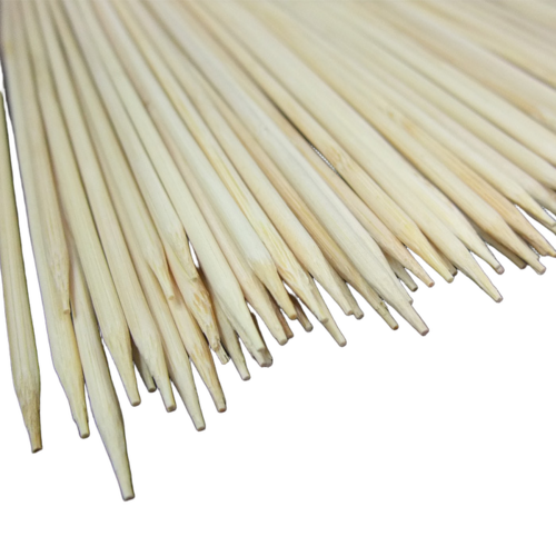 Disposable Round Bamboo Skewers - Material: Wood