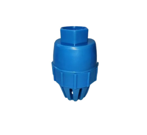 Pvc Threaded Foot Valve 3/4 Inch - Color: Blue