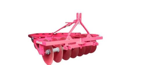 Disc Harrow - Stainless Steel, Red | Premium Grade, Optimum Quality, Sharp Blades, Corrosion-Resistant, Durable Bearings, Easy Maintenance, Multiple Disc Angles, Efficient Soil Cutting