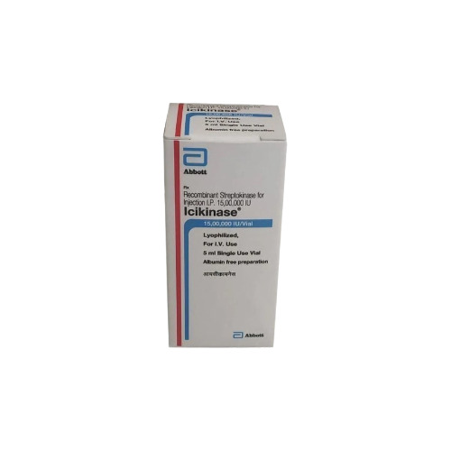 ICI-KINASE - 2mg Anti-Thrombotic Injection | Contains Recombinant Streptokinase, Liquid Form, 24 Months Expiration, Prescription Required