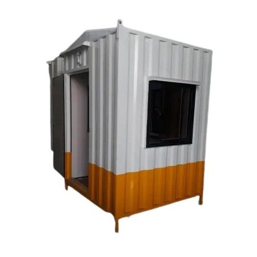 Industrial Portable Security Cabins - Color: White