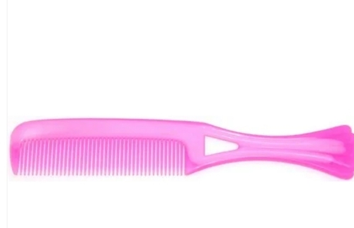 Household Pink Hair Comb - 9 Inch Long | Lightweight, Durable, Smooth Teeth, Easy to Clean, Versatile Use, Flexible Design, Travel-Friendly, No-Slip Grip, Color Variety