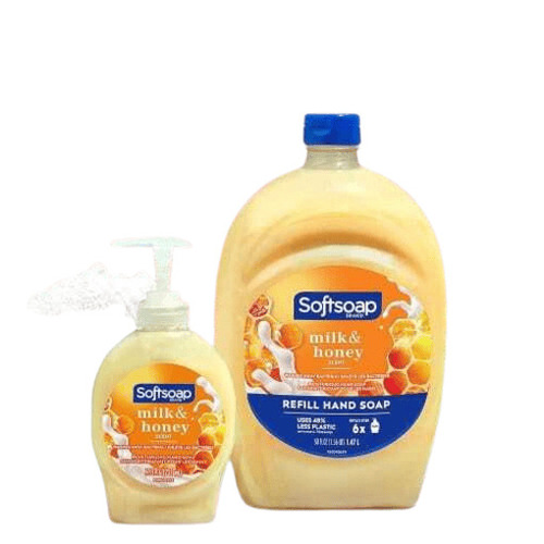 Liquid Hand Soap - 100% Pure Glycerin, Eco-Friendly Formula, Non-Sticky, Fragrant, Long Lasting Protection, Kills 99.9% of Germs Instantly, High Foam, Skin Friendly, Customizable Logo