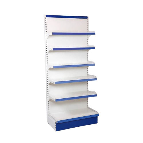 Retail Store Display Rack - Color: Blue And White