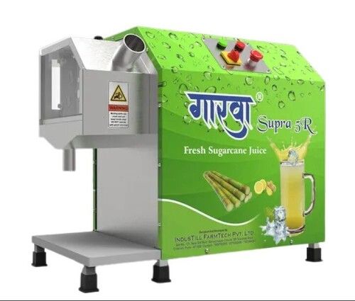 Sugarcane Juice Machine - Color: Green And Gray