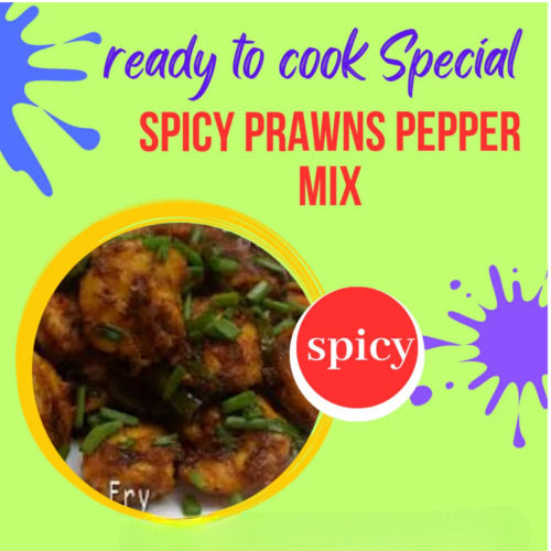 Marinated Ready To Cook Prawns Fry Mix