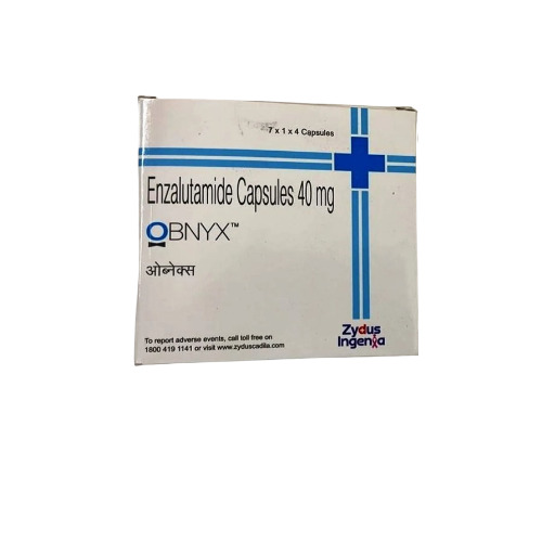 Obnyx Capsule - 40mg Enzalutamide | Cancer Treatment, Blocks Male Hormones, For Adults, Blister Pack of 28 Capsules