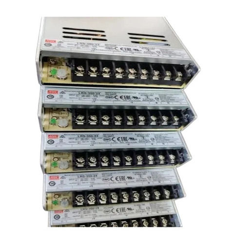 Electric Switch Mode Power Supply - Efficiency: Usage/Application	Industrial Automation Input Voltage Range	100-240V Ac Brand	Mean Well Output Voltage	24V/14.6 Amp Design	Smps Series	Lrs 350 24 Output Type	Single  Mean Well Smps  Additional Information:  Production Capacity: Ready Stock