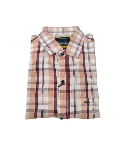 Mens Casual Checks Shirt - Collar Style: Classic