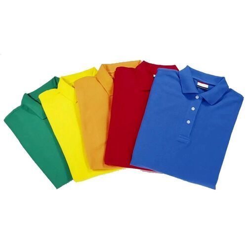 Cotton Plain Polo T Shirt - Age Group: All