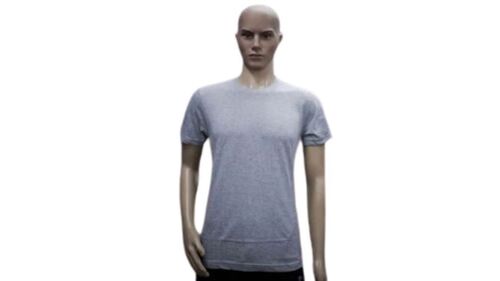 Grey Round Neck T Shirts - Age Group: All