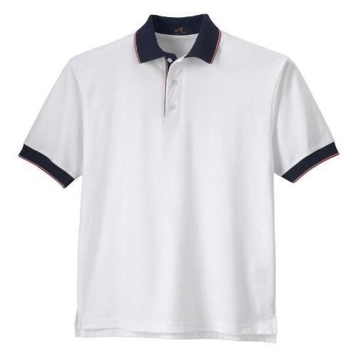 Men White Collar T Shirts - Age Group: All