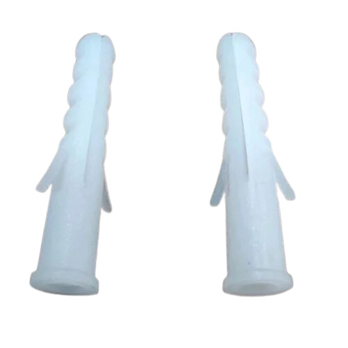 Plastic Wall Plugs - Solid Plastic, 3-5 Inch Length , Lightweight and Easy to Use, Superior Wall Resistance to Cracks and Breaks
