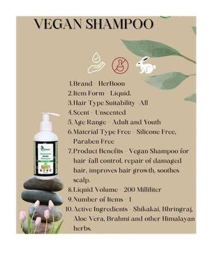 Organic Gel Hair Shampoo - 100% Pure Formula for All Hair Types, Free from Harmful Chemicals, Sulphate Free, Paraben Free, Reduces Hair Fall, Boosts Hair Growth, Anti-Dandruff