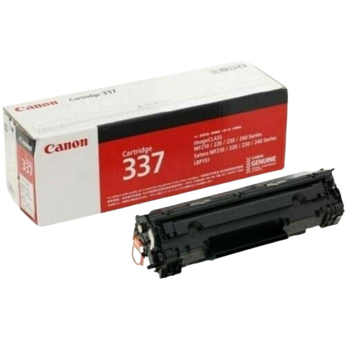 Canon 337 Toner Cartridge Original - Color: Black