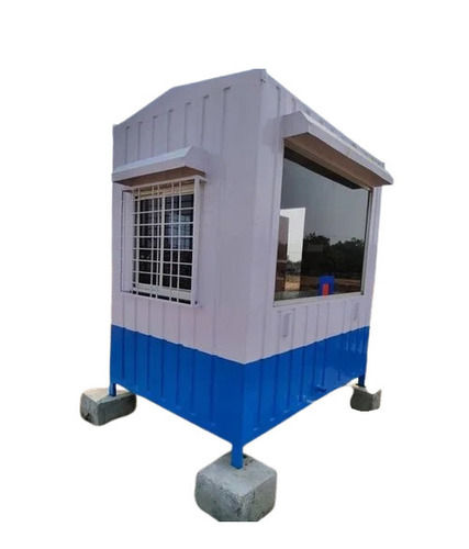 Portable Security Guard Cabin - Color: White