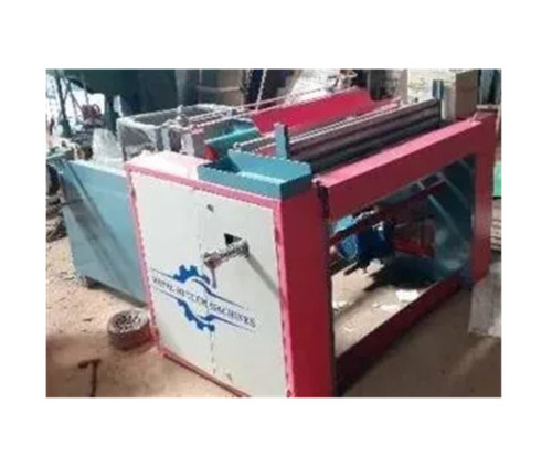 Aluminium Foil Rewinder Machine - Color: Red