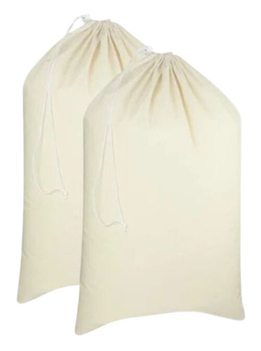 Cotton Laundry Bag - Color: Off White