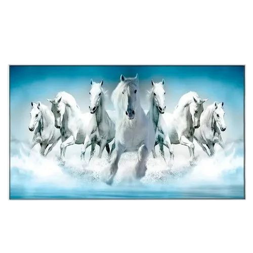 Horses Canvas Wall Painting - Size: 48X24Inch