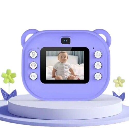 Instant Print Camera For Kids - Color: White And Sky Blue