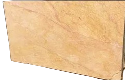 Yellow Velancia Marble Slab - Polished Surface, Various Sizes Available | Long Lasting Finish, Crack Resistance, Easy to Wash, Low Maintenance