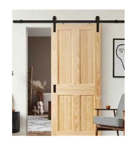 Sliding Doors - Solid Brown, Standard Size | Easy to Install, Heavy-Duty, Water & Weather Resistant, Modern Design for Interior & Office Applications