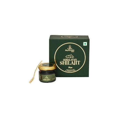 Momrushi Pure Himalayan Shilajit Resin 20Gms - Direction: To Be Consumed 100-200Mg With Warm Milk Or Water Twice A Day