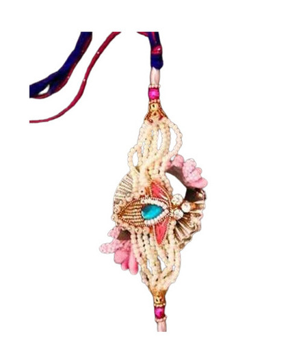 Stylish Designer Rakhi - Fancy Handcrafted Multi-Color Rakhi | Lightweight Standard Size Religious Style with Hinduism Theme