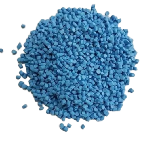 Recycled Blue PVC Granules - Industrial Grade , Eco-Friendly Recycled Material, Suitable for Plastic Industry