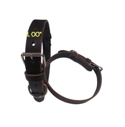 Leather Dog Collar - Color: Black