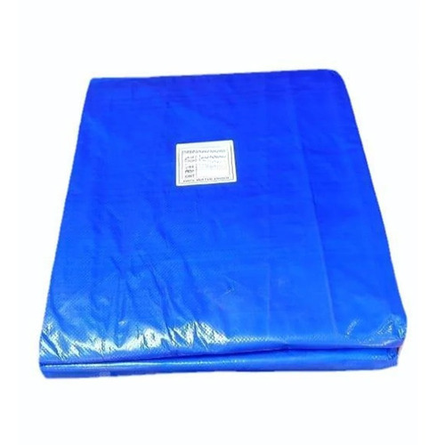 Plastic Tarpaulin - Customized Design, Rectangular/Square Shape, Blue Color | Modern Style, Anti-Static, Flame Retardant, Plain Pattern