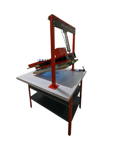 Screen Printing Machine - Mild Steel, 47x46x31 cm Dimensions | Semi-Automatic, 2-Year Warranty, Human Machine Interface Control