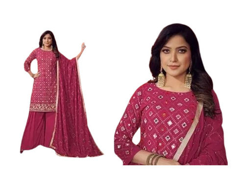 Designer Salwar Suits - Decoration Material: Paint