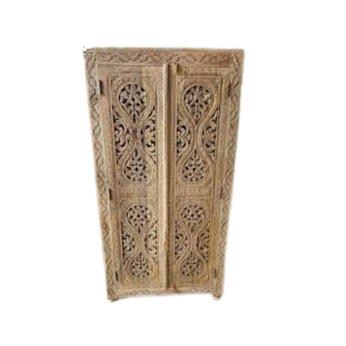 Antique Wooden Almirah - Artwork: Carving