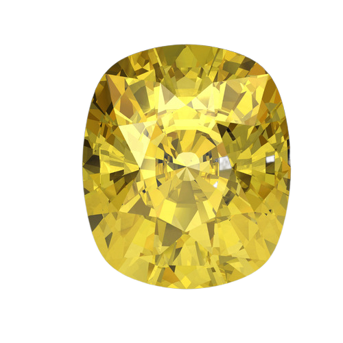 Yellow Sapphire (Pukhraj) - Shape: Princess Cut