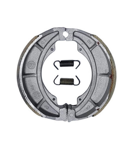 Bike Brake Shoe - Superior Metal, Standard Size, Silver Color | Easy to Install, Corrosion and Rust Resistant for Motorcycle Applications