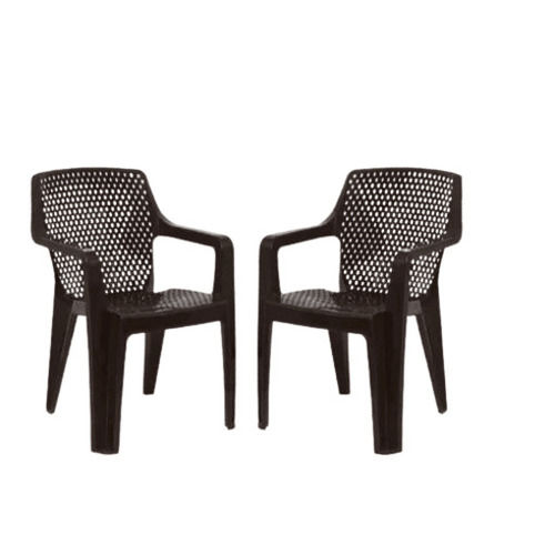 Plastic Chair - Standard Size, Medium Back, High Durability, Corrosion and Rust Resistant, Easy To Clean, Modern Design