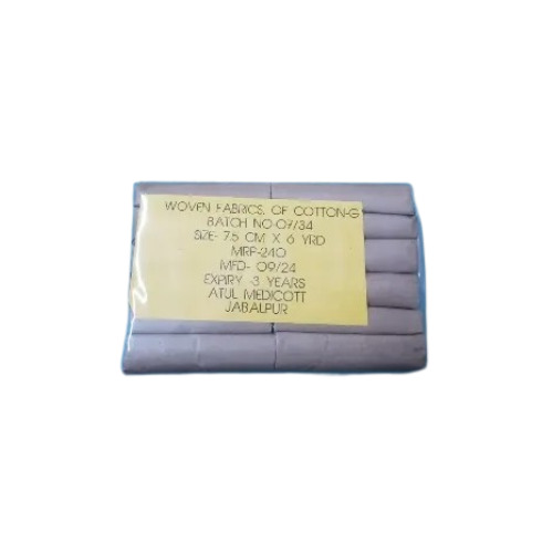 Surgical Cotton Bandages - 100% Cotton White Soft and Smooth Texture | Disposable Surgical Dressing for Hospitals and Clinics