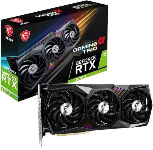 Msi Geforce Rtx 3070 Ti Graphic Card - Color: Black