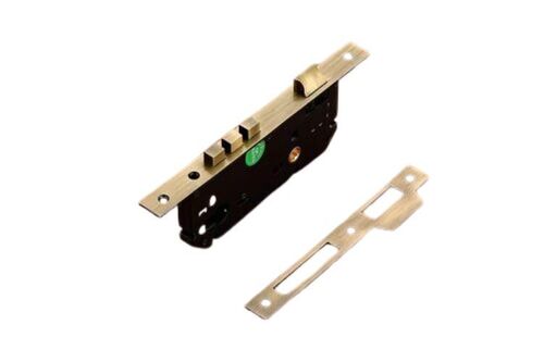 Lever Mortise Lock Bodies - Brass, 45x85 mm, Golden | Corrosion-Proof, Tamper-Proof Design, Easy Installation, Heavy Duty, Reliable Performance, Precision Mechanism