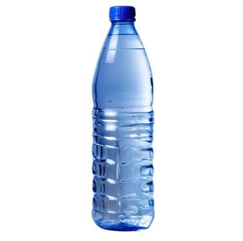 Plastic Water Bottle - 1L Capacity, Round Shape | Durable, Lightweight, Strong Structure, Available in Blue, Green, Orange, Red