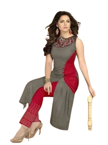 Sleeveless Ladies Kurti  - Color: All