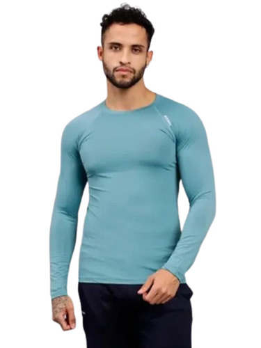 Mens Full Sleeve T Shirt - Color: Sky Blue