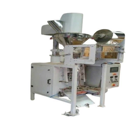 Spices Packaging Machine - White, Semi-Automatic, Electric | Durable, Hygienic, User-Friendly, Accurate Weighting, Efficient Workflow, Versatile Use, Customizable Packaging, Low Maintenance, Energy Efficient