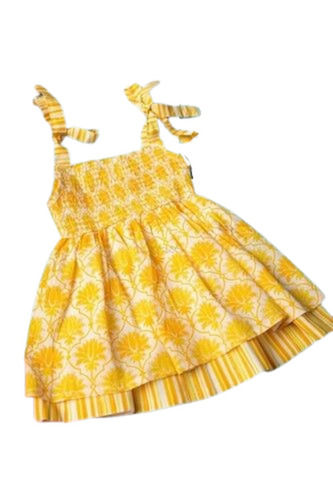 Cotton Frocks - Color: Yellow