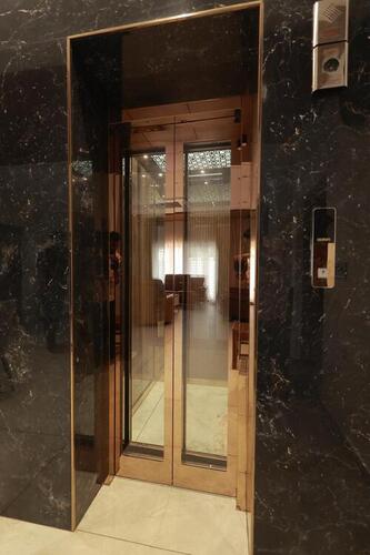 Luxury Home Elevators - Stainless Steel, For 2 to 6 Passengers | AC Drive, Electric Power Supply, Customizable Finishes, Safety Sensors, Elegant Interior Design