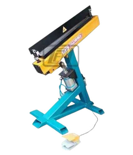 Square To Round Duct Forming Machine - Color: Blue Yellow