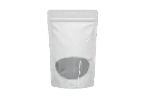 Stand Up Zipper Pouches With Oval Window