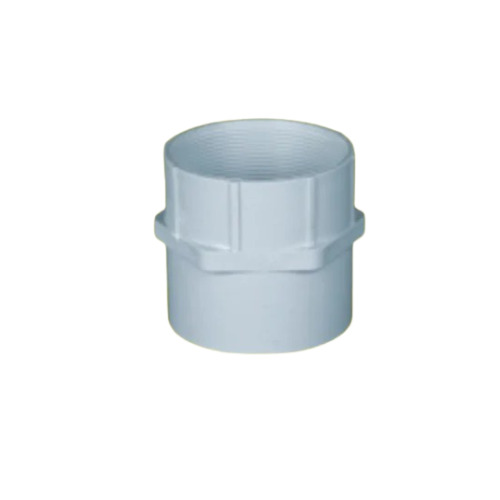 PVC Female Thread Adapter - Size 20, 25, 32, 40, 50, 63, 75, 90 mm | High-Grade PVC, Grey Color, Lightweight, Corrosion and Chemical Resistant