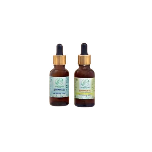 Rosemary & Eucalyptus Essential Oils Pack Of 2 - Color: Brown